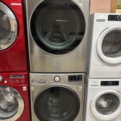 LG DARK COLOR WASHER AND DRYER 