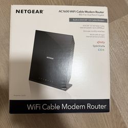 Netgear AC 1600 WiFi Cable Modem Router