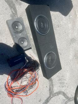 Whole setup sound system!