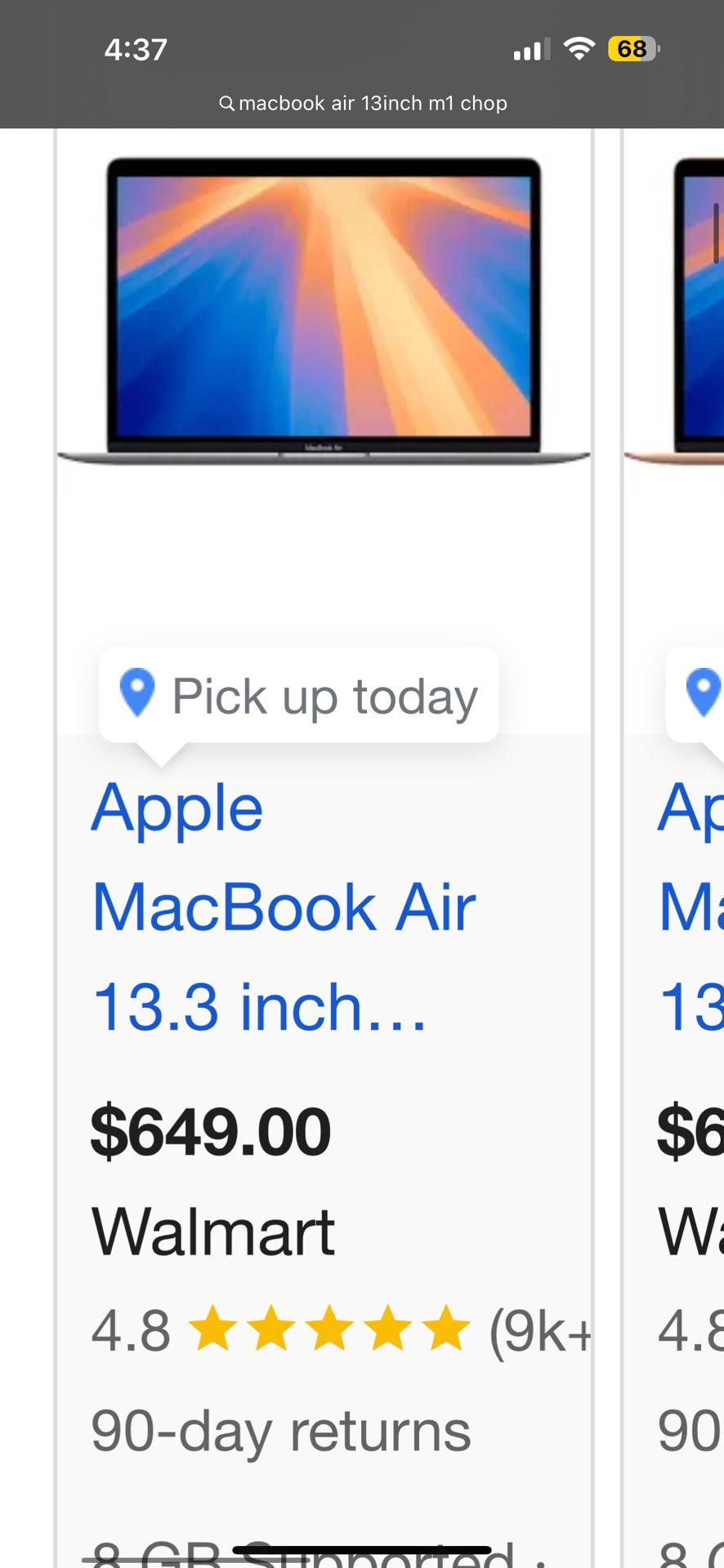 MacBook Air 2020 M1 Chip