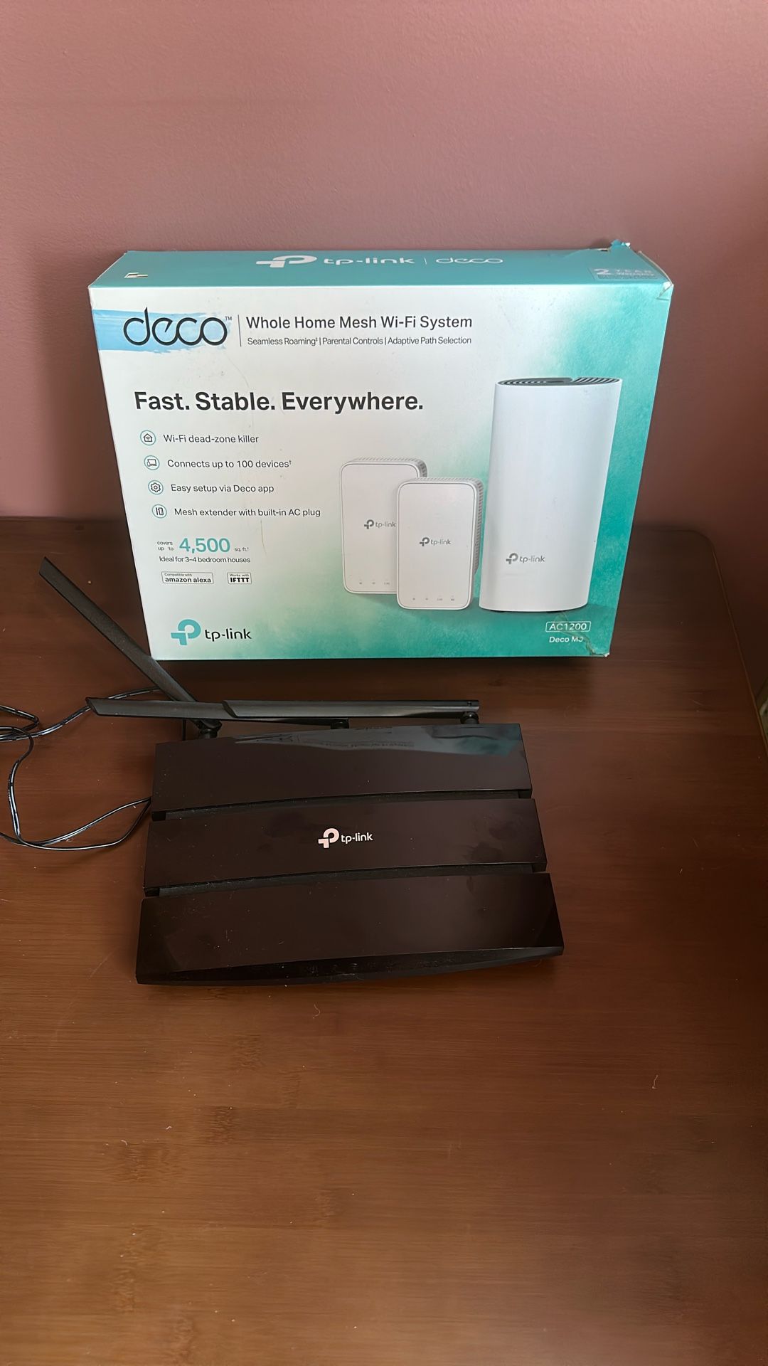 Tp Link Ac 1900 Router And AC1200 Deco Mesh WiFi Router