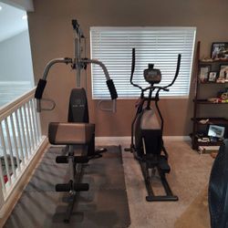 Gold’s Gym Weight Machine & Elliptical Trainer