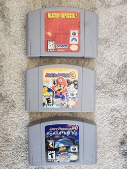Nintendo 64 Games Bundle – Mario Party 3 + 2 Games