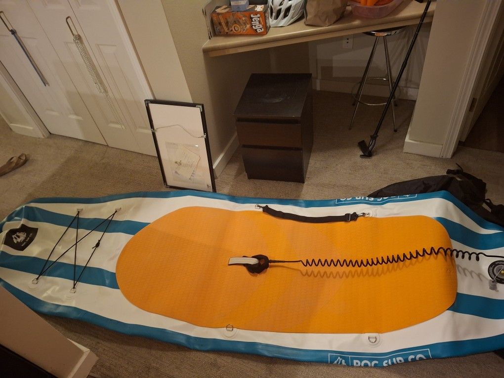ROC Blowup Paddle Board W/accessories