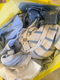 Baby Clothing Bundle – Blues and Neutrals