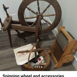 Spinning wheel and accessories