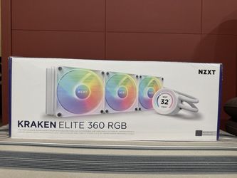 NZXT Kraken Elite 360 RGB 360MM AIO Liquid Cooler With Display Brand New