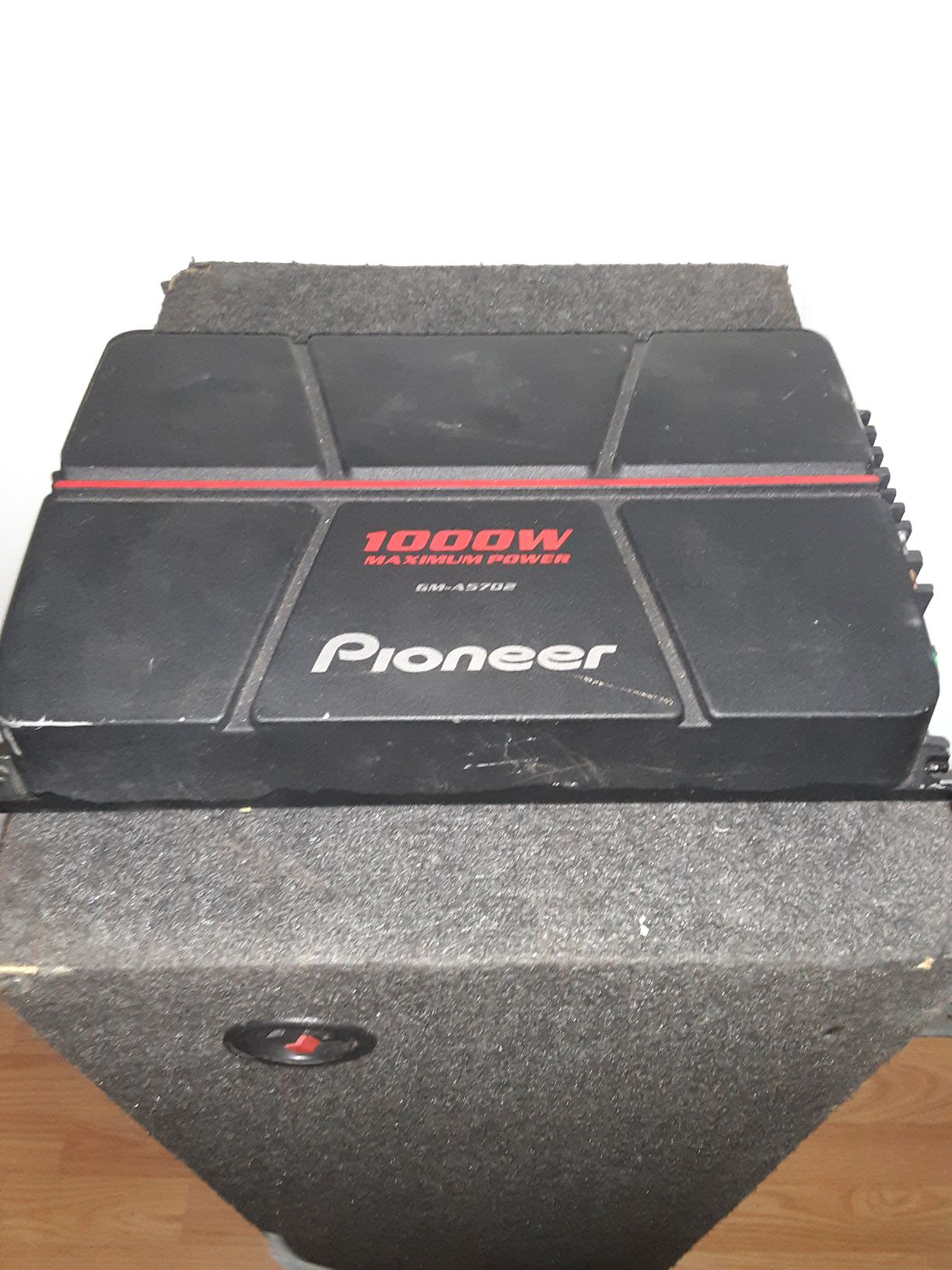 1000w pioneer 2 channel amplifier