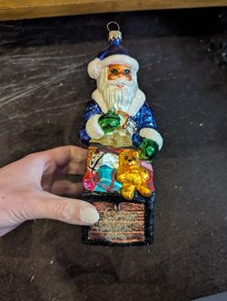 Christopher Radko Santa Ornament 