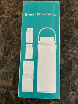 Portable Breast Milk Cooler with 2 Storage Bottles – 20oz (600ml) Insulated Stainless Steel