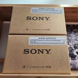 Brand New Sony Fx30 Cinema Camera