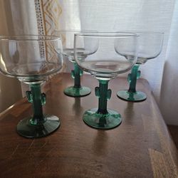 Libbey Cactus Margarita Glasses ($5 Each, 10 Available)