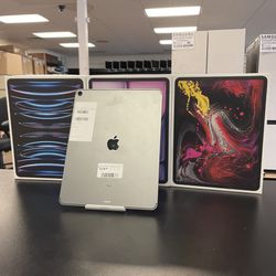 iPad Pro 12.9 256GB Cellular WiFi Gray Store Warranty Financing Apple Mac Tablet Computer