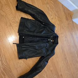 Rev'it Roamer Leather Jacket Revit Size 48