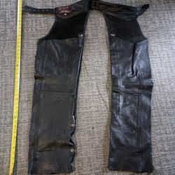 Heavy Duty Leather Chaps In Never Worn, New Condition.