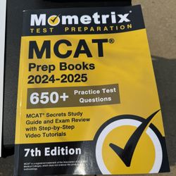 Mometrix MCAT Prep Books 2024-2025