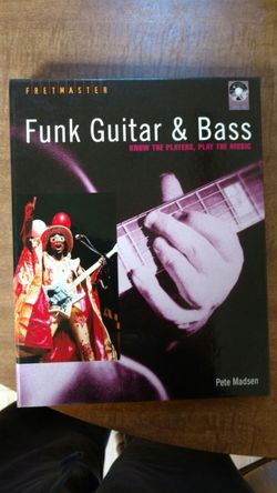Funk guitar and bass know the players play the music