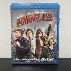 Zombieland Blu-Ray 2 Disc Combo Movie Woody Harrelson Jesse Eisenberg 2010