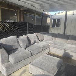 Sectional Gray Sofa