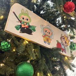 Labubu - Boys Room Decor - Wood 