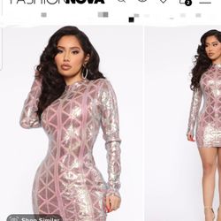 Fashion Nova Sequin Mini Dress