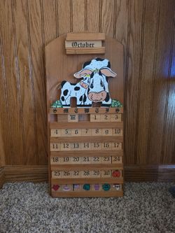 Wooden  calendar
