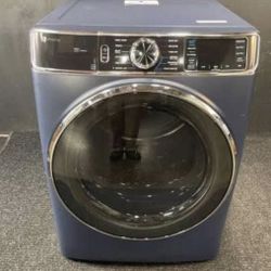 GE Profile Front Load Electric Dryer Sapphire Blue