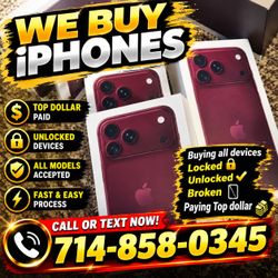 We buy phones for cash