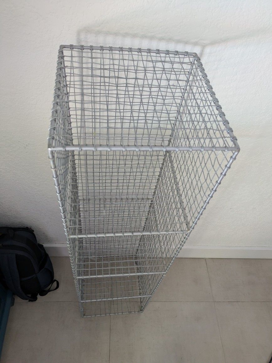 West Elm Metallic Shelves / Bookcase