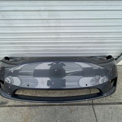 Tesla Model Y front bumper cover with holes for sensor 2020  to 2024 Used  Oem