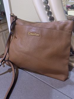 Brown leather Calvin Klein