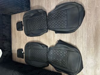 RIDEPOH Jeep Wrangler JL 4 Door Seat Covers 2018-2026 Black without rear cup holder not for 4XE
