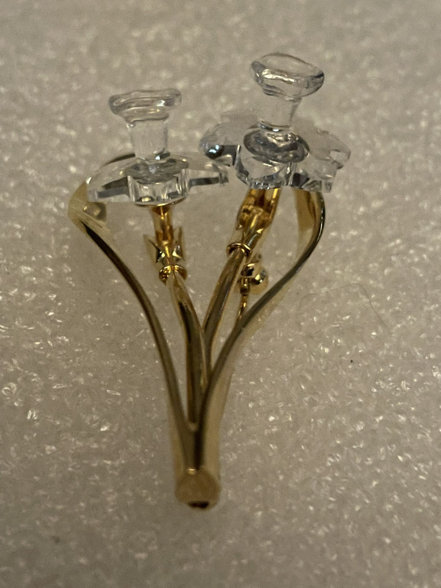 Swarovski Crystal Flower Brooch