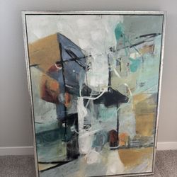 Skyline painting on canvas