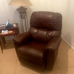 Leather Lazy Boy recliners