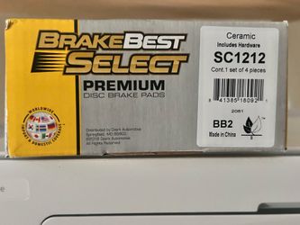 Brake Best Select Premium Ceramic Rear Disk Brakes Toyota Lexus  SC 1212