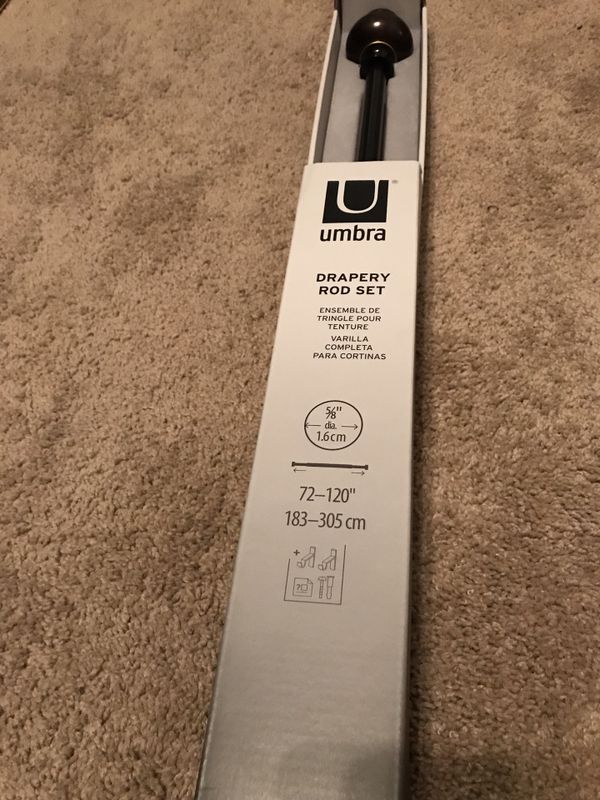 Umbra Drapery Rod Set 72 120 For Sale In Jacksonville Fl Offerup