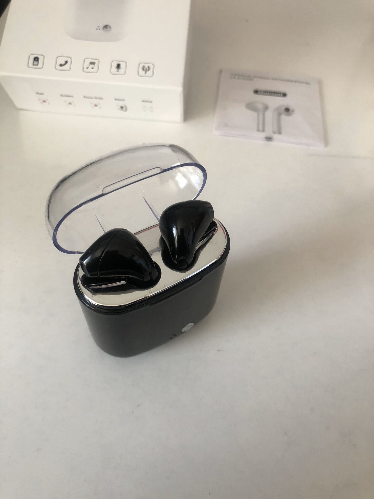 i7S Wireless Bluetooth Earbuds (Black) BRAND NEW