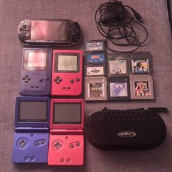 Video Game Bundle Gameboys, And Psp With Games