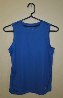 Xersion - Quick Dri - Training Shirt - Boys - Medium - Sleeveless - Polyester - Blue