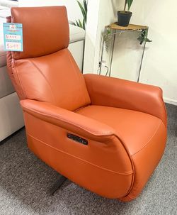 Lennix Leather TV Recliner with massage