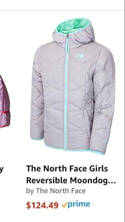 North Face reversible girls jacket size 10/12
