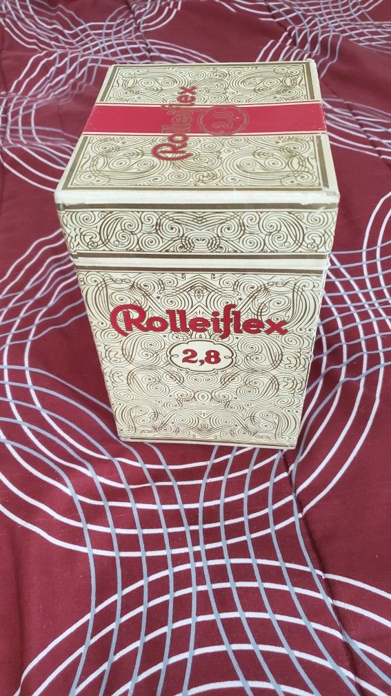 Rolleiflex Camera Box Only And Receipt