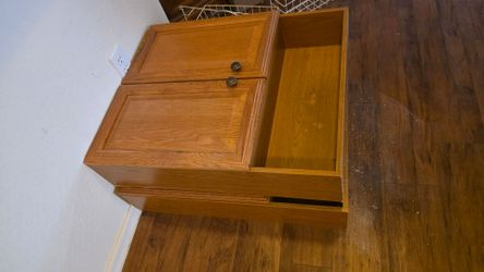 Bathroom cabinets.  2 of them