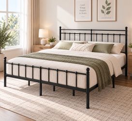 🛏️ NEW King Size Metal Bed Frame — $99  Brand New • King Size • $99