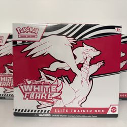 Pokémon White Flare Elite Trainer Box ETB– Sealed (Multiple Available)