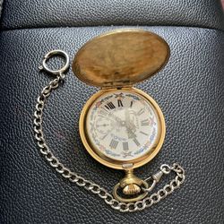 Arnex Pocket Watch With Chain clock