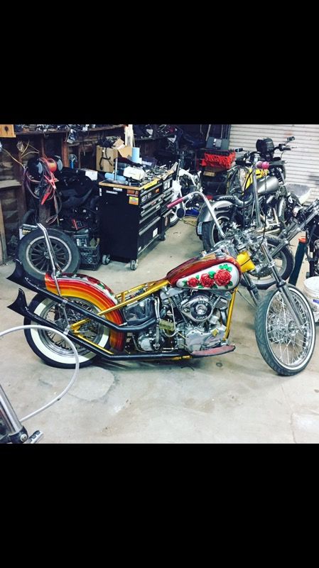 66 Harley Davidson shovelhead chopper bobber
