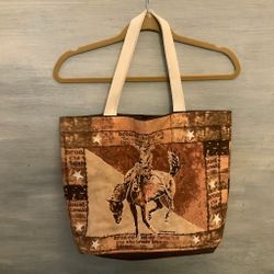 Kay Dee Design Bronco Buster Canvas Tote Bag New