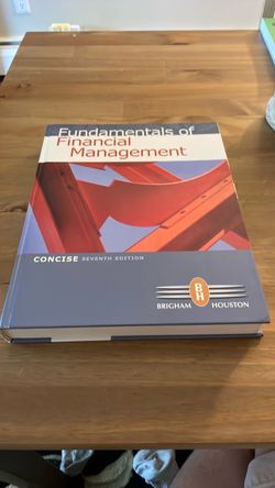 Fundamentals of Financial Management Concise 7th Edition Textbook